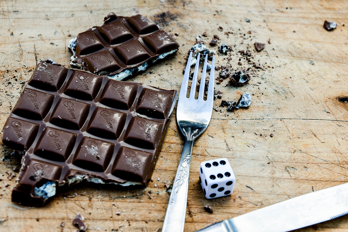 The Chocolate Game, Chocolate fork and Dice